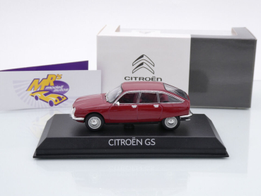 Preview: Norev AMC0191516 # Citroen GS Limousine Baujahr 1970 " dunkelrot " 1:43