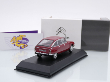 Preview: Norev AMC0191516 # Citroen GS Limousine Baujahr 1970 " dunkelrot " 1:43