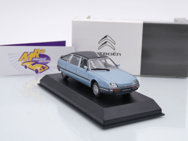 Preview: Norev AMC0191517 # Citroen CX Turbo 2 Prestige Baujahr 1986 " blaumetallic-schwarz " 1:43