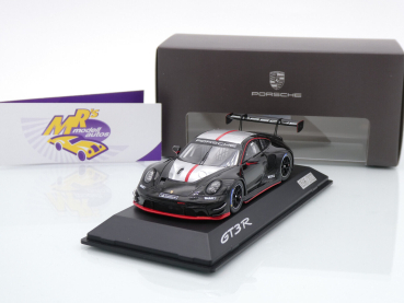 Spark WAP0202730RGT3 # Porsche 911 (992) GT3 R Baujahr 2022 " schwarz-silber " 1:43