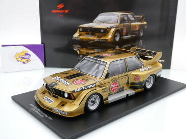 Spark 18S389 # BMW 320 Nr.4 DRM Norisring 1977 " Jörg Obermoser - Warsteiner " 1:18