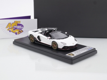Preview: Look Smart LS532D # Lamborghini Aventador LP 780 Ultimae Baujahr 2022 " bianco asopo mit carbon " 1:43