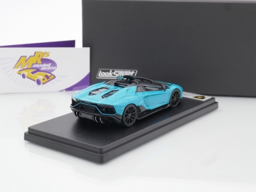 Preview: Look Smart LS532F # Lamborghini Aventador LP 780 Ultimae Baujahr 2022 " blu glauco " 1:43