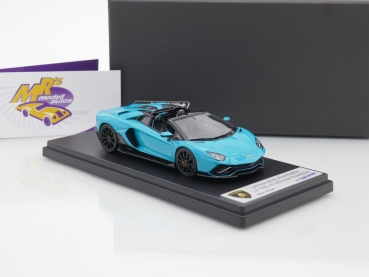 Preview: Look Smart LS532F # Lamborghini Aventador LP 780 Ultimae Baujahr 2022 " blu glauco " 1:43