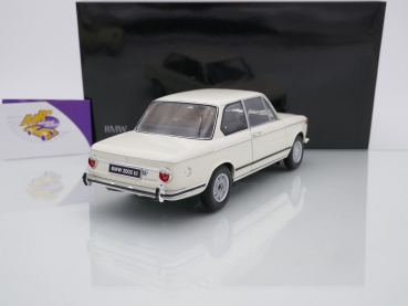 Preview: Kyosho 08543W # BMW 2002 tii Limousine Baujahr 1972 " weiss " 1:18
