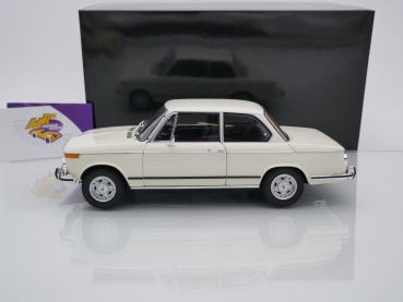 Preview: Kyosho 08543W # BMW 2002 tii Limousine Baujahr 1972 " weiss " 1:18