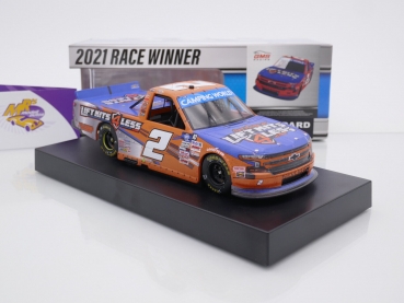 Preview: Lionel Racing WX22124LKLSLL # Chevrolet Silverado NASCAR 2021 " Sheldon Creed - Darlington Fall Race Winner " 1:24