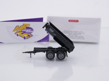 Preview: Wiking 0388 19 # Krampe Halfpipe Muldenkipper schwarz " Krampe Kipper " 1:87