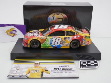 Modellino Lionel 1/24 Kyle Busch #18 M&M's Mix ELITE Toyota Camry NASCAR 2021