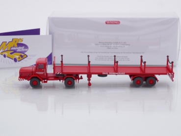 Preview: Wiking 0554 07 # Faun Rungensattelzug Baujahr 1965 - 1977 " Paul Rosenkranz " 1:87