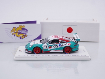 Preview: Spark SJ099 # Porsche 911 GT3 Cup Japan Carrera Cup Champion 2020 " Tsubasa Kondo " 1:43
