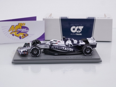 Preview: Spark S8526 # Scuderia Alpha Tauri AT03 9th Australian GP 2022 " Pierre Gasly " 1:43
