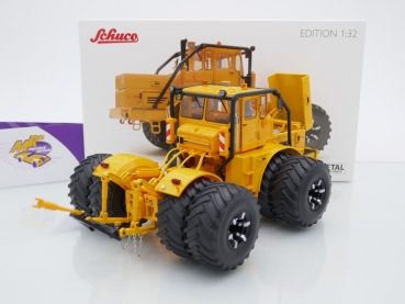 Preview: Schuco 07845 # Kirovets K700 mit Doppelbereifung " gelb " 1:32