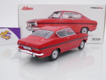 Preview: Schuco PRO.R18 00533 # Opel Kadett Rally Coupe Baujahr 1962-1993 " rot-schwarz " 1:18
