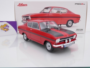 Preview: Schuco PRO.R18 00533 # Opel Kadett Rally Coupe Baujahr 1962-1993 " rot-schwarz " 1:18