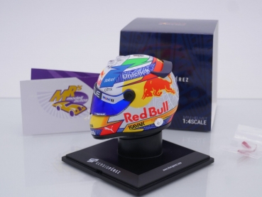 Preview: Schuberth CP-MH-4-22-S # Red Bull Racing Helm Formel 1 2022 " Sergio Perez " 1:4