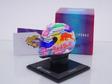Preview: Schuberth CP-MH-4-22-MI # Red Bull Racing Helm 4th Miami GP F1 2022 " Sergio Perez " 1:4