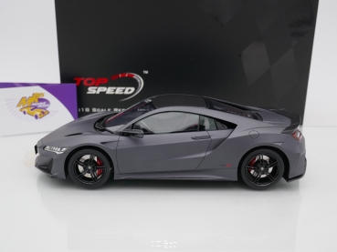 Preview: Top Speed TS0425 # Honda NSX Type S RHD Baujahr 2022 " gotham mattgrau "  1:18