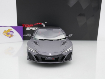 Preview: Top Speed TS0425 # Honda NSX Type S RHD Baujahr 2022 " gotham mattgrau "  1:18