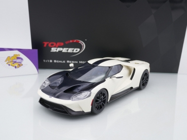 Top Speed TS0376 # Ford GT '64 Prototype Baujahr 2022 " Heritage Edition " 1:18