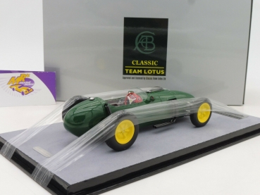 Preview: Tecnomodel TM18-164D # Lotus 12 Baujahr 1958 grün " Presse Version " 1:18