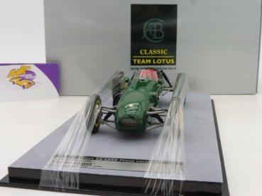 Preview: Tecnomodel TM18-164D # Lotus 12 Baujahr 1958 grün " Presse Version " 1:18