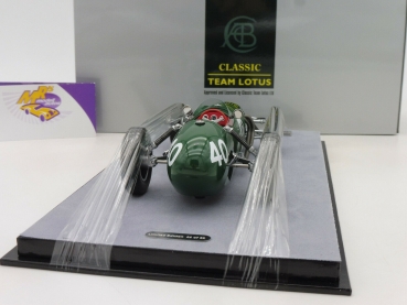 Tecnomodel TM18-164A # Lotus 12 F1 No.40 Belgien GP 1958 " C. Allison " 1:18