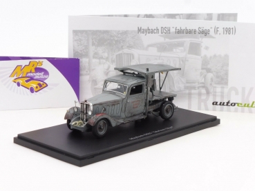 Autocult 11013 # Maybach DSH " fahrbare Säge " Baujahr 1935 " patinagrau " 1:43