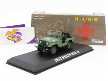 Greenlight 86590 # Jeep Willys M38 A1 Baujahr 1952 olivegrün " M * A * S * H * " 1:43