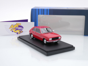 Preview: Autocult Avenue 60112 # Wartburg 355 Prototyp Baujahr 1968 " rot " 1:43