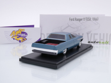 Preview: Autocult 08022-1 # Ford Ranger II Pick-Up Baujahr 1966 " hellblaumetallic " 1:43