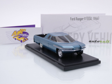 Preview: Autocult 08022-1 # Ford Ranger II Pick-Up Baujahr 1966 " hellblaumetallic " 1:43