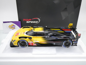 Preview: Top Speed TS0516 # Cadillac V-Series.R #3 24h Le Mans 2023 " S. Bourdais " 1:18