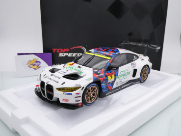 Top Speed TS0518 # BMW M4 GT3 #7 Super GT Series 2023 " Team Studie x CRS " 1:18