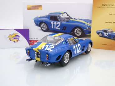 Preview: CMC M-252 # Ferrari 250 GTO Targa Florio 1964 " Ulf Norinder - P. Troberg " 1:18