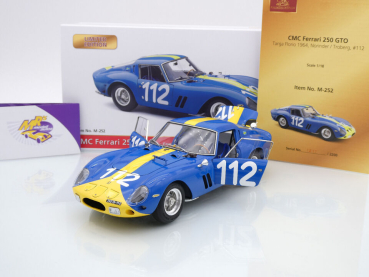 Preview: CMC M-252 # Ferrari 250 GTO Targa Florio 1964 " Ulf Norinder - P. Troberg " 1:18
