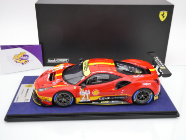Preview: Look Smart LS18LM036 # Ferrari 488 GTE Nr.21 24H Le Mans 2023 " AF Corse " 1:18