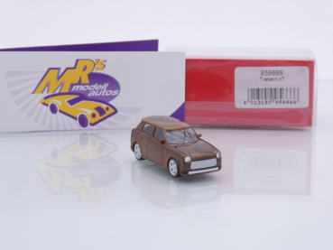 Preview: Herpa 956666 # Trabant nT Kombi Baujahr 2009 " braunmarmoriert " 1:87