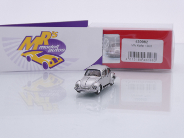 Herpa 430982 # Volkswagen VW Käfer 1303 Baujahr 1972 " silbermetallic " 1:87