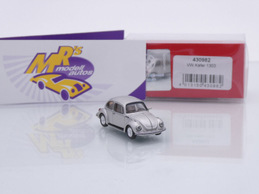 Preview: Herpa 430982 # Volkswagen VW Käfer 1303 Baujahr 1972 " silbermetallic " 1:87