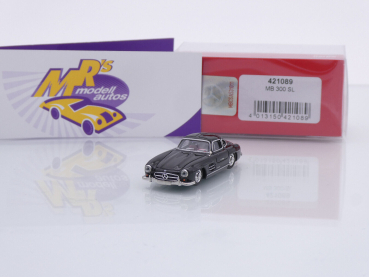 Herpa 421089 # Mercedes-Benz 300 SL Flügeltürer Baujahr 1954 " schwarz " 1:87