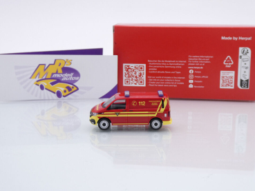 Preview: Herpa 097932 # Volkswagen VW T6.1 Halbbus " Feuerwehr MTU MAN München " 1:87