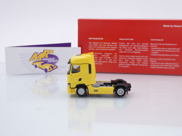 Preview: Herpa 315081-002 # Renault T Facelift 2-achs Zugmaschine " gelb " 1:87
