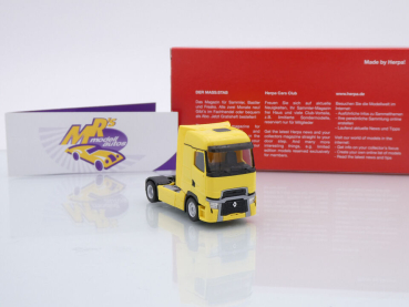 Preview: Herpa 315081-002 # Renault T Facelift 2-achs Zugmaschine " gelb " 1:87
