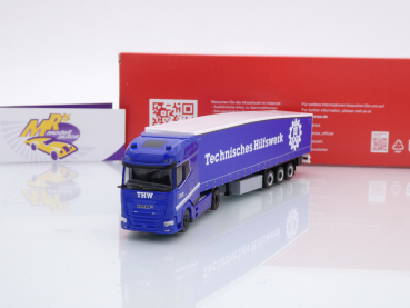 Herpa 317764 # DAF XG+ Ecoflex-Sattelzug " THW Katastrophenschutz NRW " 1:87