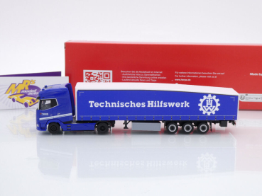 Preview: Herpa 317764 # DAF XG+ Ecoflex-Sattelzug " THW Katastrophenschutz NRW " 1:87