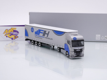 Preview: Herpa 957250 # MAN TGX GX Lowliner-SZ " Freudenmann-Hessler Transporte " 1:87