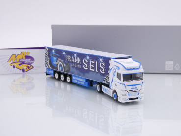 Preview: Herpa 956642 # MAN TGX GX Kühlkoffer-Sattelzug " Frank Seis / Sommerfest " 1:87