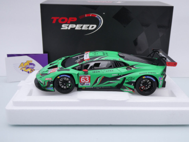 Preview: Top Speed TS0534 # Lamborghini Huracan GT3 EVO2 #63 Daytona " Iron Lynx " 1:18
