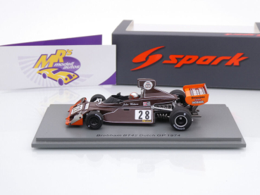 Preview: Spark S2348 # Brabham Ford BT42 F1 Nr.28 Dutch GP 1974 " John Watson " 1:43